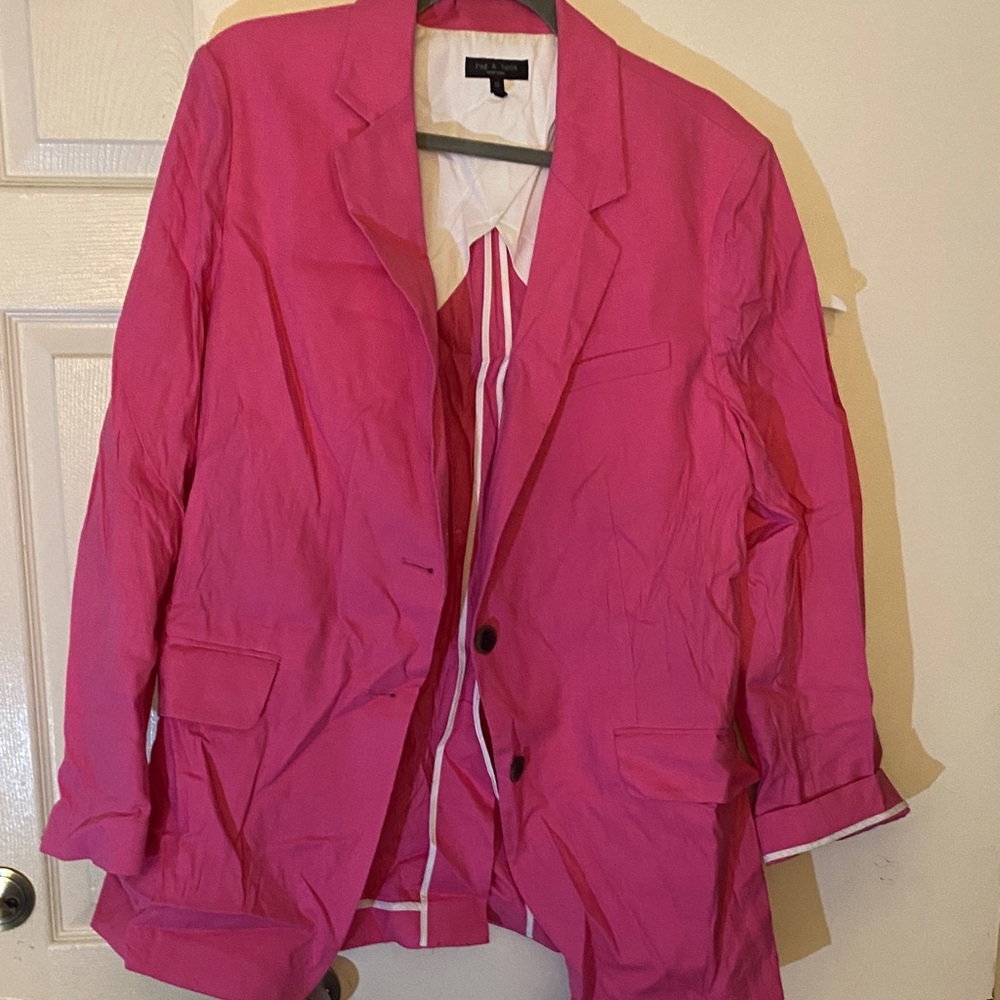 Rag & Bone Vibrant Pink Blazer